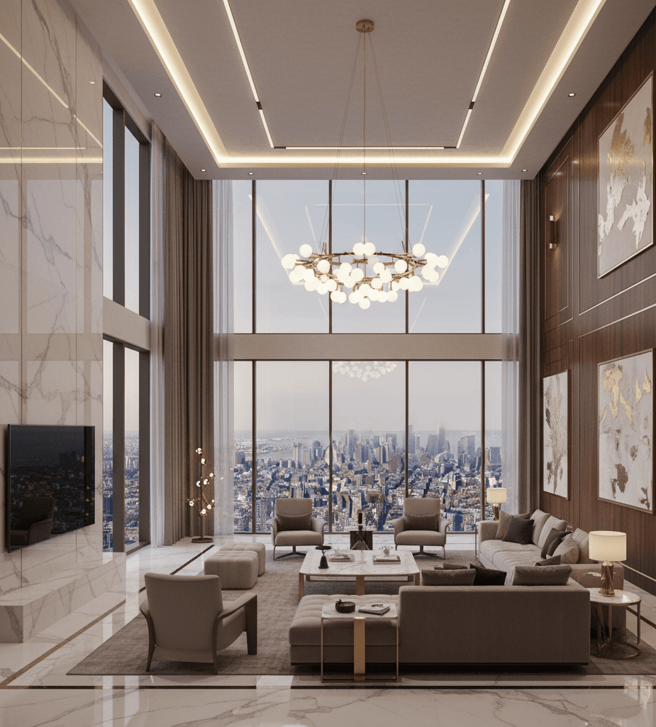 Penthouse Interior Design palm jumeirah