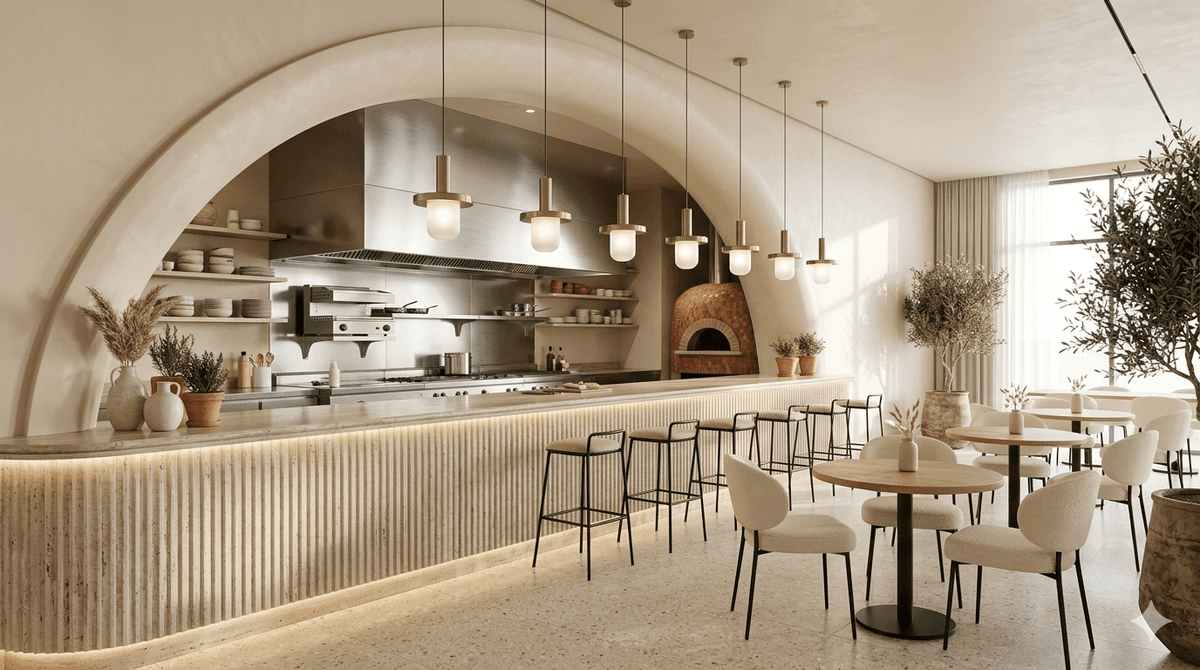 Cafe interior fit-out in Dubai