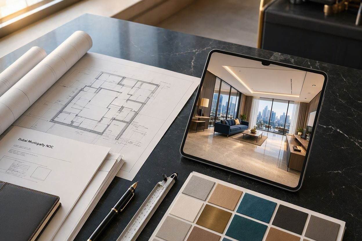 Turnkey interior design and approval management services by Casa Kraft vs multiple contractors in Dubai