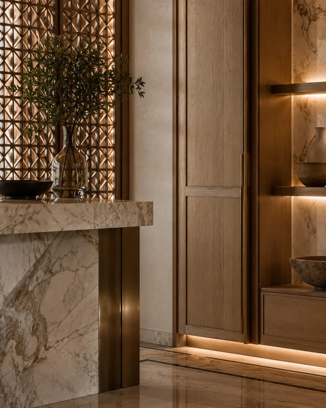 Luxury Villa Interior Materials Premium materials for Palm Jumeirah villa interior design