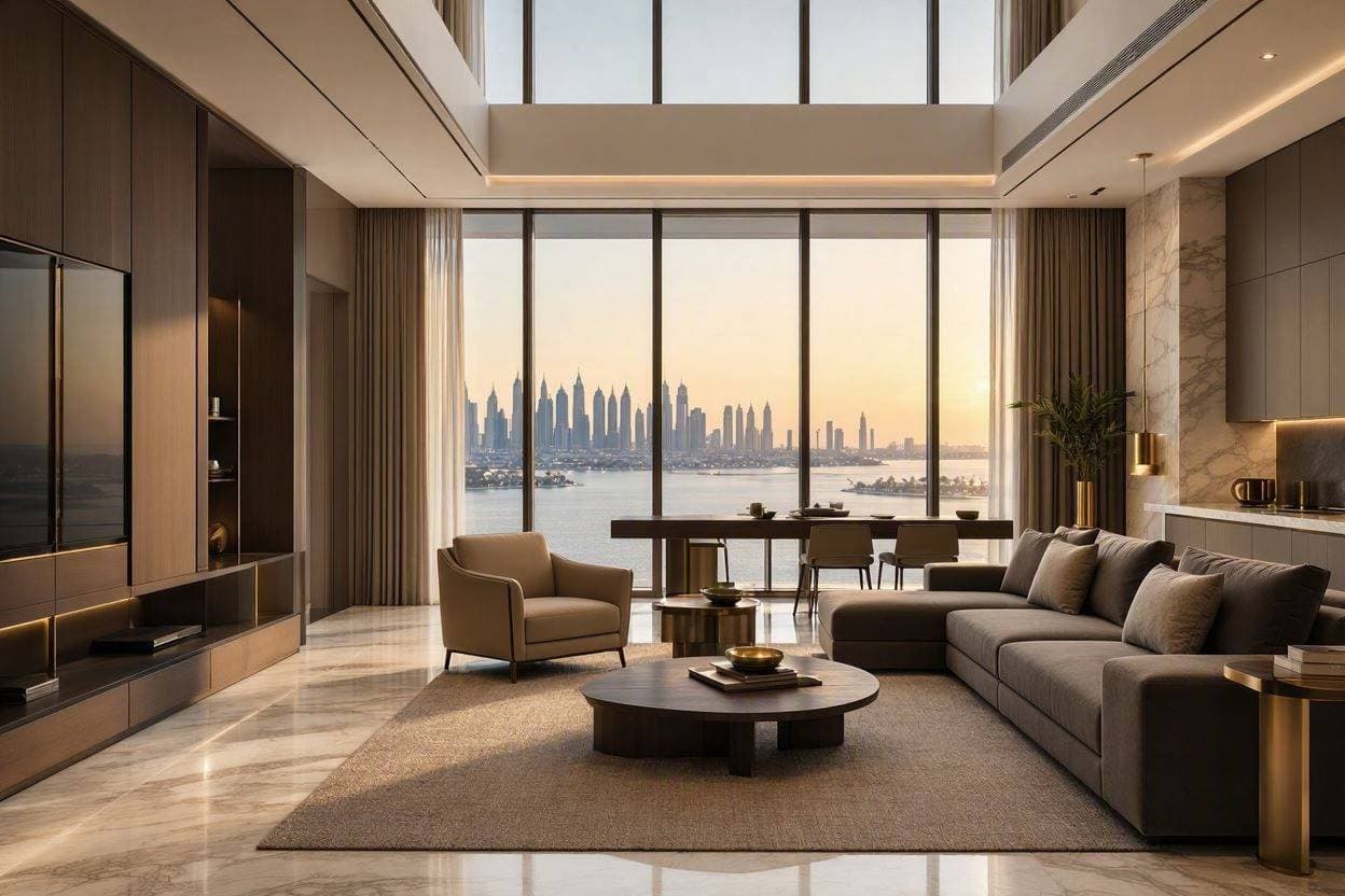 Penthouse Interior Design palm jumeirah