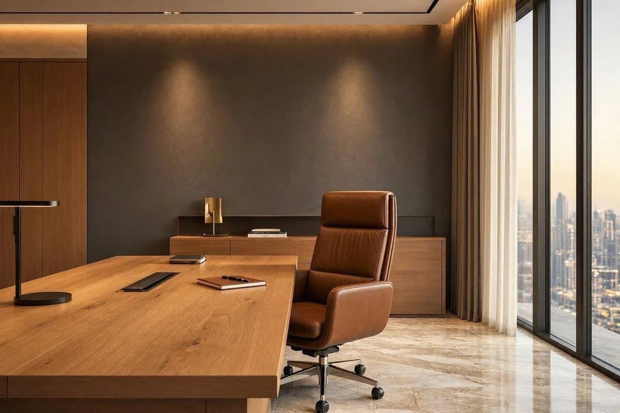 Palm Jumeirah Boutique Office Interior Boutique office interior design in Palm Jumeirah