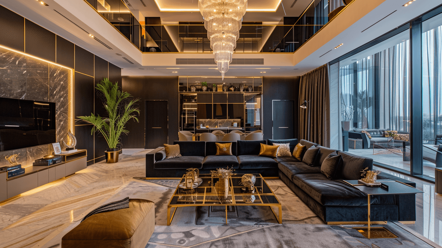 Luxury waterfront and contemporary villa interior design in Dubai by Casa Kraft