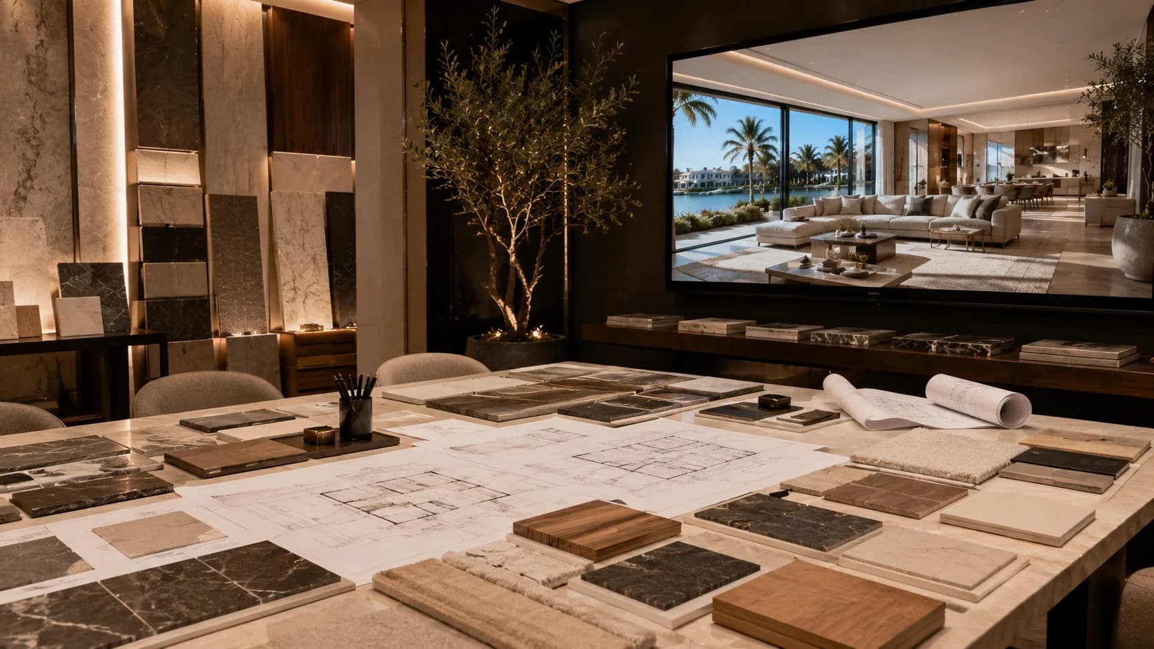 Palm Jumeirah Villa Design Process Palm Jumeirah villa interior design process from concept to handover
